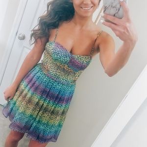 Mermaid peacock boutique spring sun dress